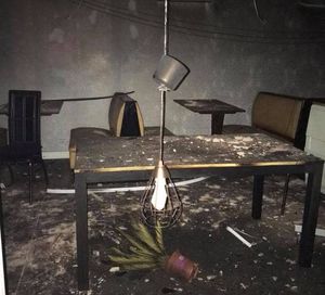 Inside Sweet Treat in the aftermath of the fire