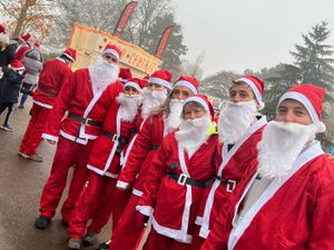 Supporting image for story: Runners enjoy festive run around Wolverhampton park to help sight loss charity