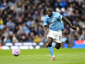 Supporting image for story: Jeremy Doku celebrates baptism after starring in Manchester City’s derby win