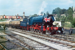 A decorated loco on the Severn Valley line
