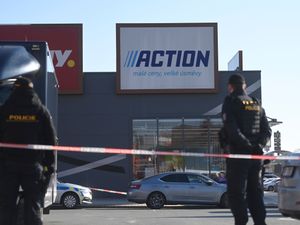 Supporting image for story: Teenager detained after two killed in knife attack in shop in Czech Republic