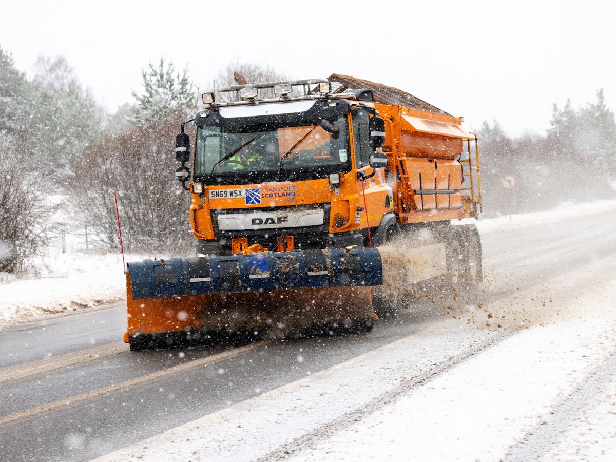 Scots face weather warnings for snow, ice, rain and wind throughout Sunday