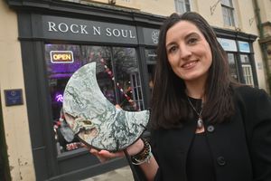 Supporting image for story: Crystal shop owner lives the dream as she turns passion into successful Newport business