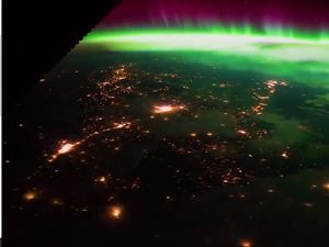 Supporting image for story: You need to see this timelapse of the Aurora Borealis filmed from the International Space Station