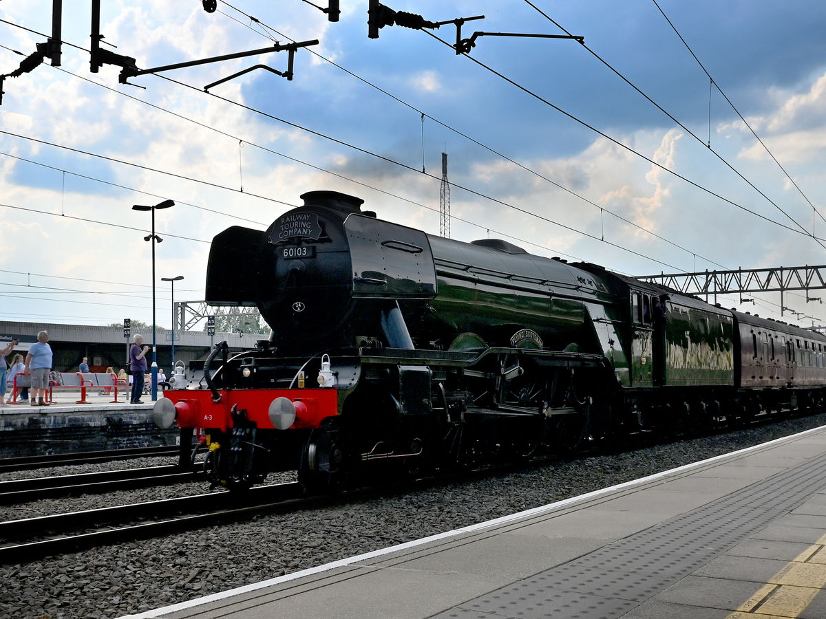 Where to see Flying Scotsman in the West Midlands on Wednesday - and