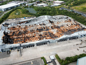 Supporting image for story: What Cannock parcel centre looks like three months on from devastating blaze