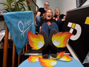 Supporting image for story: Fundraisers walking on fire to help The Haven