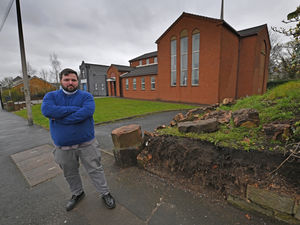 Supporting image for story: Watch: Shock and disgust as skip lorry destroys 175-year-old church wall and drives off