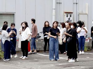 Supporting image for story: Nine injured as powerful earthquake strikes off southern Japan