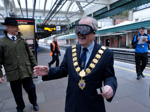 Supporting image for story: Watch: Shrewsbury Mayor takes on beer goggles test with a serious message 