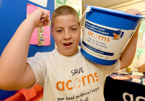 Fundraising hero Callum Bunce raised £2,000