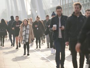 People walking in London