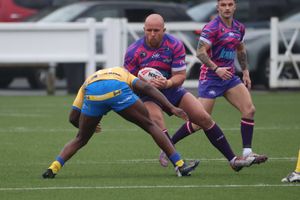 It was a hard-hitting game, with both teams turning up the intensity throughout. Photo: Andy Shaw