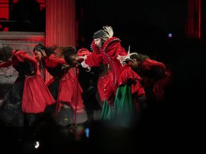 Lady Gaga performs during her free concert on Copacabana Beach in Rio