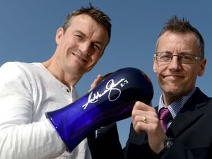 Supporting image for story: Richie Woodhall ropes in Anthony Joshua to support Liam fund