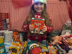 Supporting image for story: Kind-hearted Kingswinford 6-year-old starts Christmas morning with ‘walkies’ for rescue greyhounds