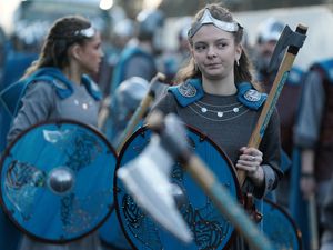 Supporting image for story: Viking festival Jarl Squad includes female participants for first time