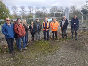 Residents and Severn Trent officials on sewage tour of Shrewsbury at Castlefields pumping station