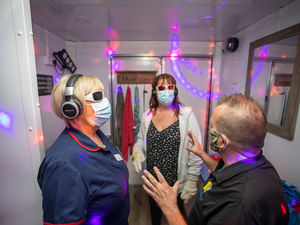 Supporting image for story: Tour bus gives care workers 'virtual experience' of living with dementia