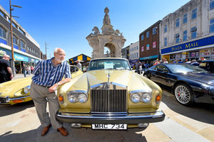 Maurice Cole from Dudley with his 1977 Silver Shadow 2 Rolls Royce