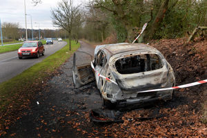 The car was damaged in a crash on Boxing Day