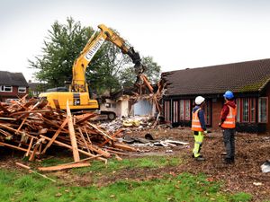Supporting image for story: Former rehab centre demolished to make way for new homes