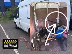 Supporting image for story: Dodgy driving gets crackdown in Staffordshire overnight - from stalking suspects in 'stolen vehicles' to van doors being strapped shut