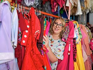 Supporting image for story: Sewing machines back in action at Wolverhampton costume suppliers