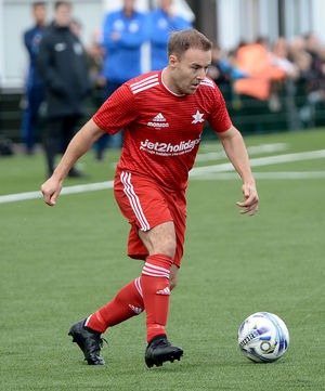 Alan Halsall in action