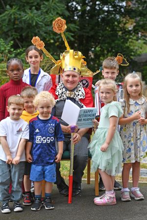 Mick Murphy has retired after more than 30 years of teaching the next generation of Wolverhampton - he was made to feel like a king for the day