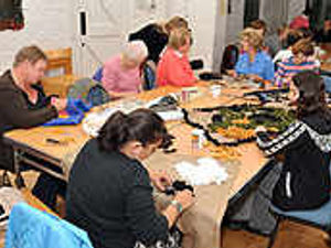 Supporting image for story: Rag time fun for rug-makers' group