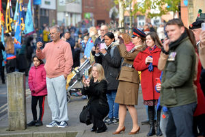 Market Drayton's Remembrance Sunday Parade