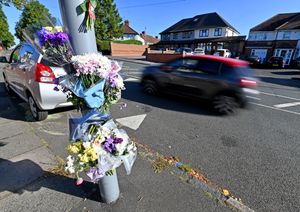 The site of the fatal crash