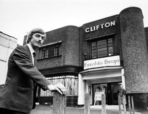 Mr Barry Willis outside the old Clifton Cinema, aka Essoldo Bingo, in Old Street, Ludlow. They were the Clifton Buildings. Incidentally the Shropshire Star used to be housed in the part of the buildings on the left with the big window. This picture accompanied a story used on December 8, 1986, in which Mr Willis, owner of the Majestic Cinema in Bridgnorth, was trying to save the old cinema and restore it to its former glory. In the event the buildings were demolished