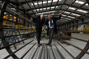 L-R: Matthew Hague and Craig Gibbons - of Total Construction Supplies