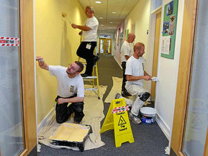 Supporting image for story: New coat of paint for as decorators move in to Telford college