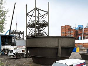 Supporting image for story: Iconic silos dismantled at Goodyear in Wolverhampton