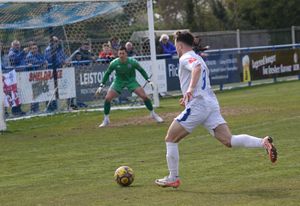 Action from Halesowen's win Pic: Steve Evans Photography