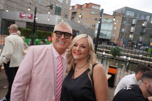 Baron Davenport and Linzi Toon from Davenports at the opening.