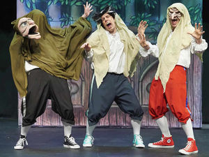 Supporting image for story: William Shakespeare's Long Lost First Play (abridged), Reduced Shakespeare Company, Birmingham REP - review and pictures