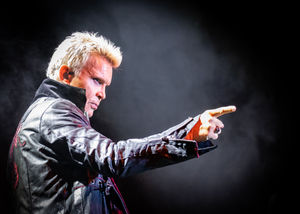 Billy Idol plays the O2 Academy in Birmingham. Pic: Dave Cox