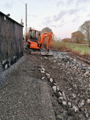 Work at James Geraghty's home. Photo: James Geraghty.