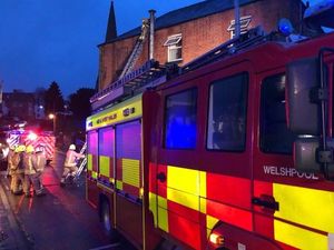 Supporting image for story: Crews tackle chip shop blaze