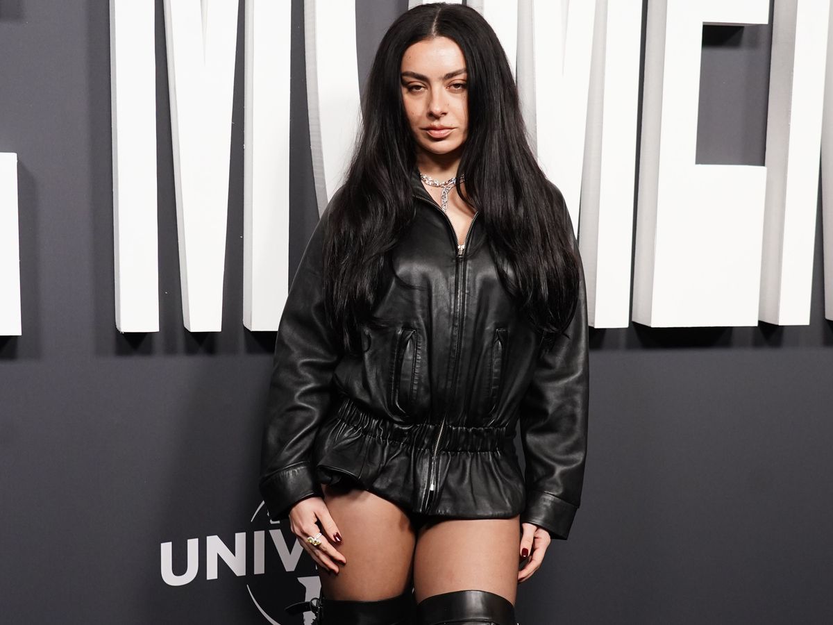 Charli XCX stuns in black leather ensemble at The Moment UK premiere