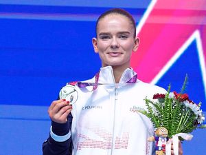 Supporting image for story: European silver for Alice Kinsella on the floor