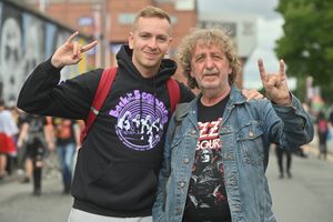 SANDWELL COPYRIGHT NATIONAL WORLD STEVE LEATH 05/07/25Black Sabbath and Metal fans arrive at Villa Park, Aston ahead of the big gig.