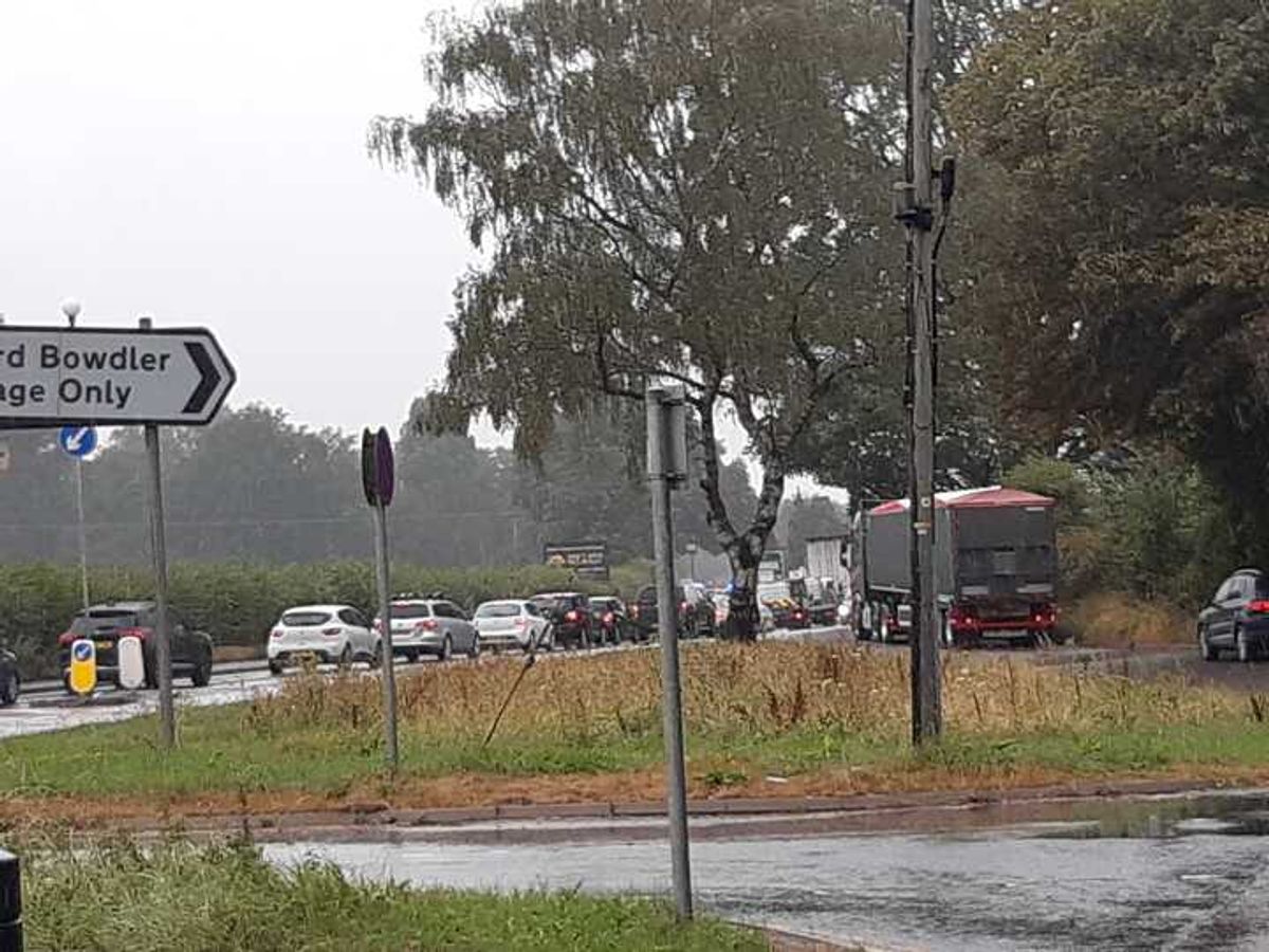 Accident on main A49 causing diversions for motorists