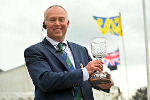 Neale Sadler Society Chairman with the Trustees prize