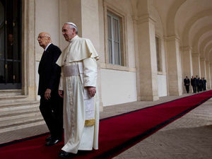 Supporting image for story: Three Popes?