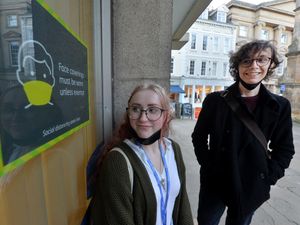 Supporting image for story: Forget the rules, we’ll keep masks say Shrewsbury shoppers as England exits Plan B